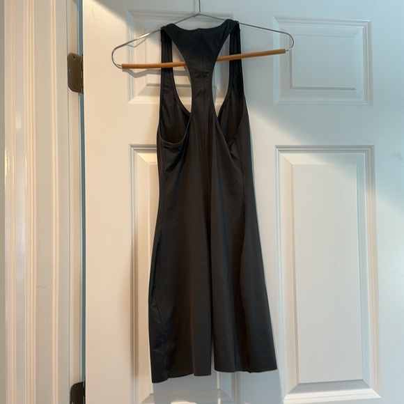 SKIMS Swim Cycle Suit Gunmetal One piece swimwear Onesie Cyclesuit - Picture 2 of 2